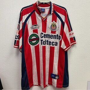Vintage 2000s Chivas de Guadalajara Atletica Jersey XL – Cemento Tolteca Sponsor